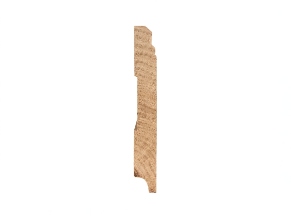 Plinthes Chêne Rustique 20x150 non traitée 1,5-2,5m Profil Hamburger, nœuds NON rebouchés